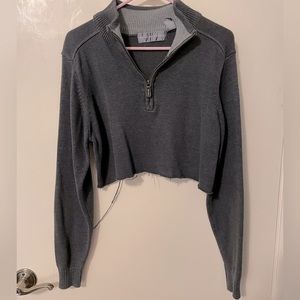 Vintage Oscar de la Renta cropped zip
